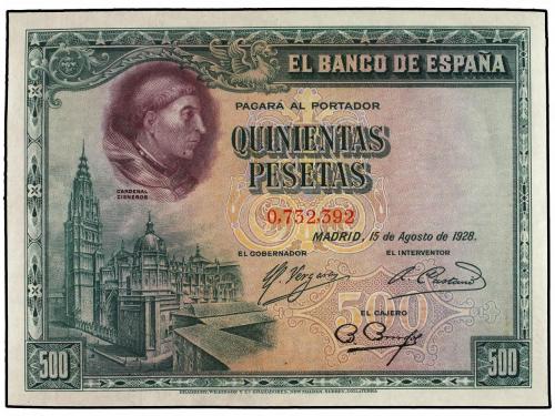 GUERRA CIVIL, ZONA REPUBLICANA. Lote 2 billetes 500 Pesetas.