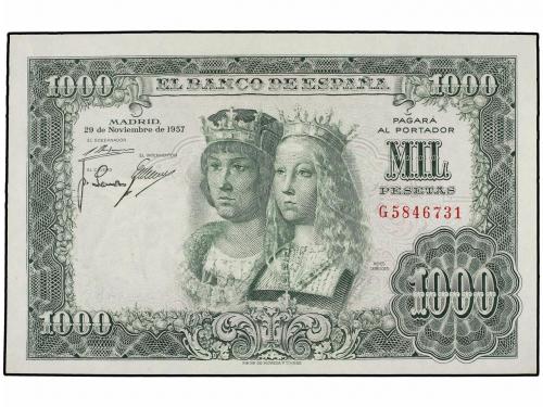 ESTADO ESPAÑOL. 1.000 Pesetas. 29 Noviembre 1957. Reyes Cató