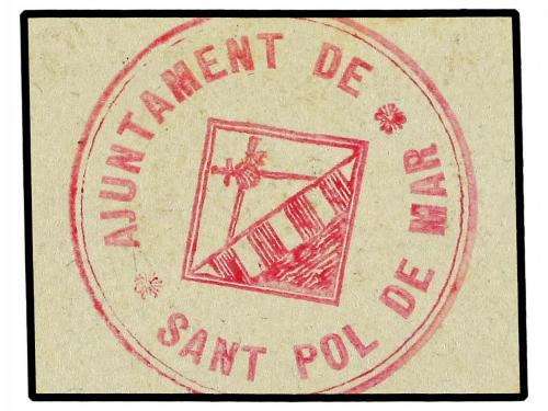 CATALUNYA. 25 Cèntims. Aj. de SANT POL DE MAR. AT-2283. SC. 