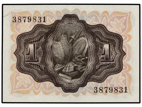 ESTADO ESPAÑOL. Lote 2 billetes 1 Peseta. 19 Noviembre 1951.