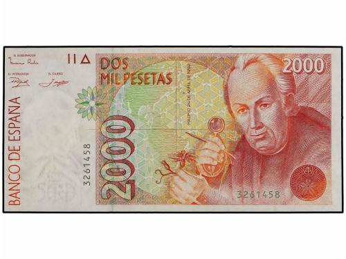 JUAN CARLOS I. Lote 2 billetes 2.000 Pesetas. 24 Abril 1992.