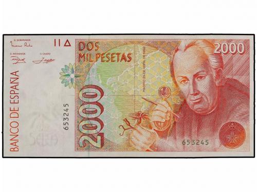 JUAN CARLOS I. Lote 2 billetes 2.000 Pesetas. 24 Abril 1992.