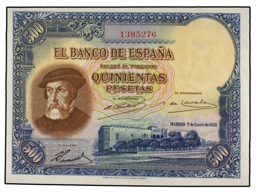 GUERRA CIVIL, ZONA REPUBLICANA. Lote 2 billetes 500 Pesetas.