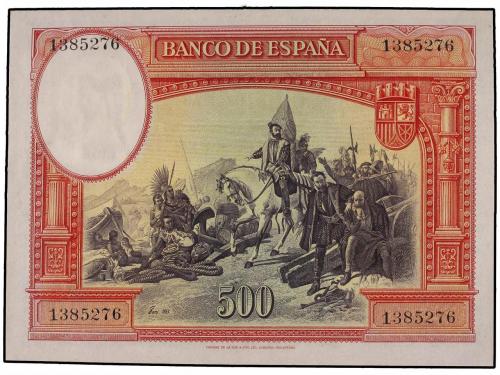 GUERRA CIVIL, ZONA REPUBLICANA. Lote 2 billetes 500 Pesetas.
