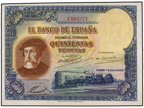 GUERRA CIVIL, ZONA REPUBLICANA. Lote 2 billetes 500 Pesetas.
