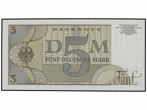 BILLETES EXTRANJEROS. 5 Marcos. 1 Julio 1963. ALEMANIA. REPÚ