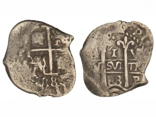 CARLOS II. 1 Real. 1688. POTOSÍ. VR. 3,23 grs. Dos fechas. C