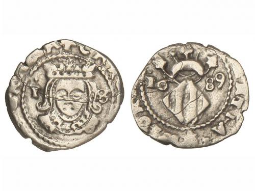 CARLOS II. Divuité. 1689. VALENCIA. 1,30 grs. Cal-776. MBC+.