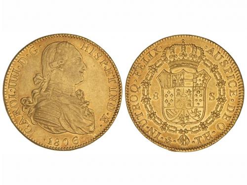 CARLOS IV. 8 Escudos. 1806. MÉXICO. T.H. 27,05 grs. (Leve go
