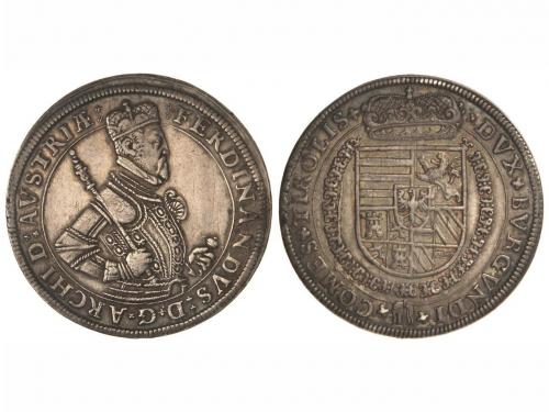 AUSTRIA. Thaler. S/F. ARCHIDUQUE FERNANDO I (1564-1595). HAL