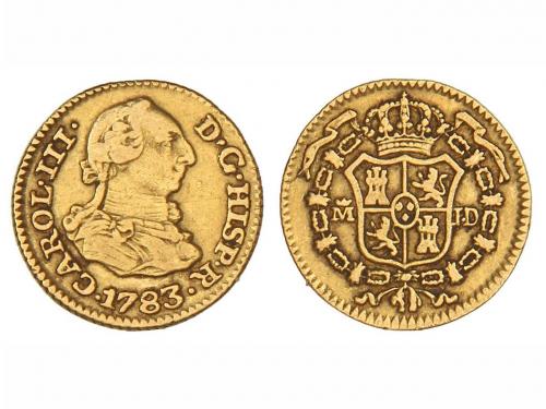CARLOS III. 1/2 Escudo. 1783. MADRID. J.D. 1,68 grs. Cal-774