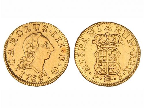 CARLOS III. 1/2 Escudo. 1769. MADRID. P.J. 1,75 grs. Cal-763