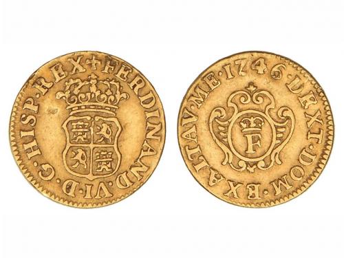 FERNANDO VI. 1/2 Escudo. 1746. MADRID. 1,70 grs. Proclamació