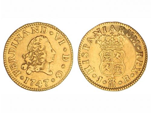 FERNANDO VI. 1/2 Escudo. 1747. MADRID. J.B. 1,74 grs. Cal-24