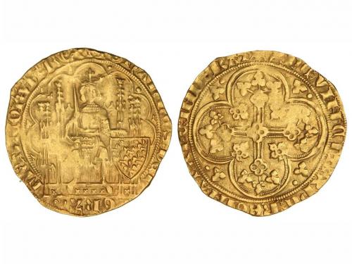 FRANCIA. Ecu d'Or. (1328-1350). FELIPE VI. ùPHILIPPS:DEIw/ww