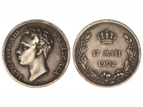 ALFONSO XIII. Medalla Proclamación. 17 Mayo 1902. MADRID. 14