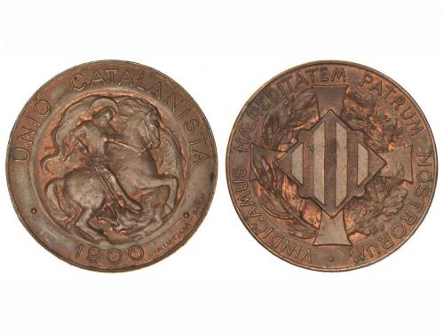 UNIÓ CATALANISTA. Módulo 10 Céntimos. 1900. BARCELONA. Resto