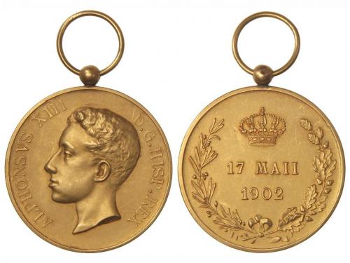ALFONSO XIII. Medalla Proclamación. 17 Mayo 1902. MADRID. 18