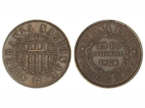 GOB. PROVISIONAL y I REPÚBLICA. 25 Milésimas de Escudo. 29 S