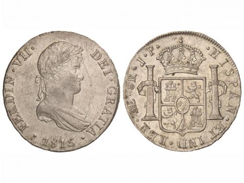 FERNANDO VII. 8 Reales. 1815. LIMA. J.P. 27,37 grs. Bonita p