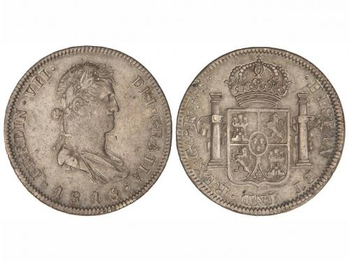 FERNANDO VII. 8 Reales. 1818. GUADALAJARA. F.S. 27,10 grs. P