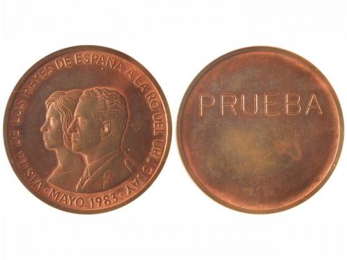 URUGUAY. Prueba de anverso 2.000 Nuevos Pesos. 1983. AE. Vis