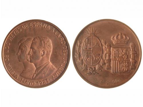 URUGUAY. Piefort 2.000 Nuevos Pesos. 1983. AE. Visita de los