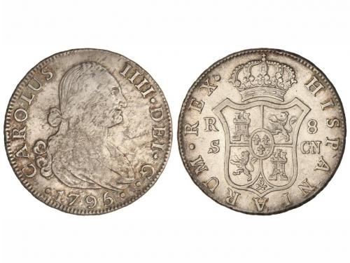 CARLOS IV. 8 Reales. 1796. SEVILLA. C.M. 26,63 grs. Cal-772.