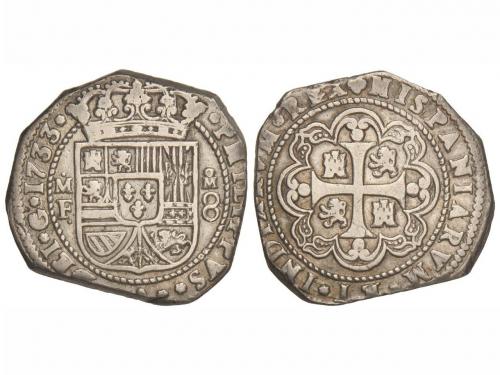 FELIPE V. 8 Reales. 1733. MÉXICO. M.F. 26,24 grs. Cal-768. M