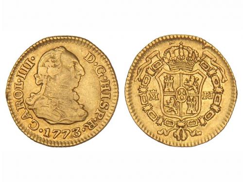 CARLOS III. 1/2 Escudo. 1773. MADRID. P.J. 1,75 grs. (Acuñac