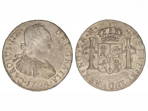 CARLOS IV. 2 Reales. 1794. GUATEMALA. M. 6,82 grs. Restos de