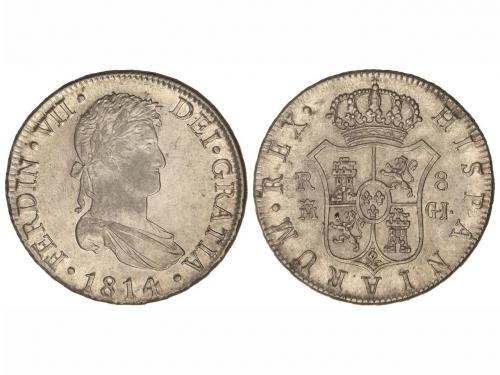FERNANDO VII. 8 Reales. 1814. MADRID. G.J. 27,13 grs. Brillo