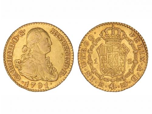CARLOS IV. 1 Escudo. 1791. MADRID. M.F. 3,31 grs. Cal-490. M