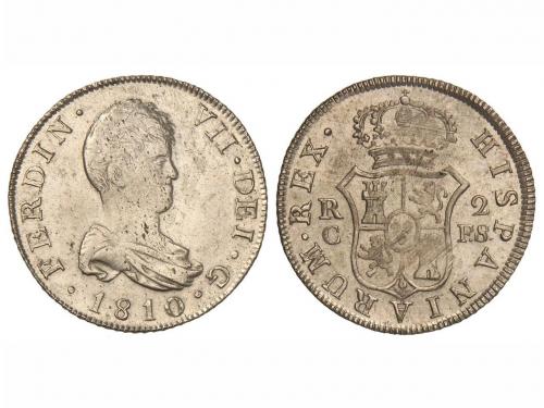 FERNANDO VII. 2 Reales. 1810. CATALUNYA. F.S. 5,70 grs. Bril