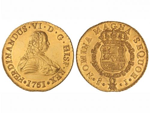 FERNANDO VII. 8 Escudos. 1751. SANTIAGO. J. 27,01 grs. (Lige