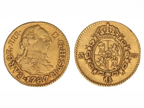 CARLOS III. 1/2 Escudo. 1787. MADRID. D.V. 1,76 grs. Cal-779