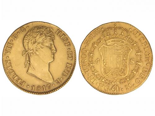 FERNANDO VII. 4 Escudos. 1817. GUATEMALA. M. 13,52 grs. (Acu