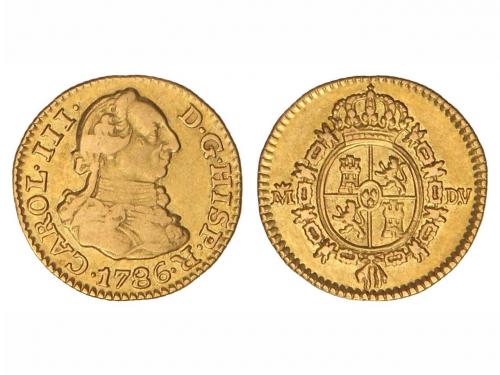 CARLOS III. 1/2 Escudo. 1786. MADRID. D.V. 1,69 grs. Cal-778
