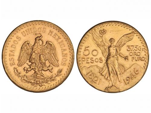 MÉXICO. 50 Pesos. 1946. AU. (Rayitas en anverso). Fr-172; KM