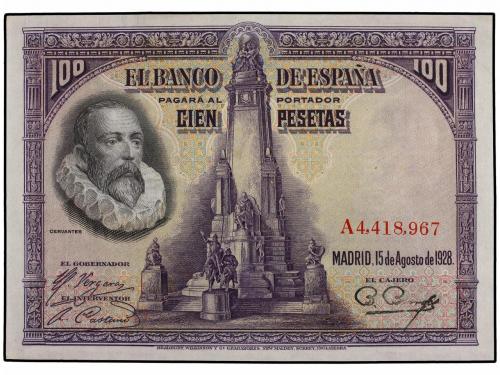 GUERRA CIVIL, ZONA REPUBLICANA. Lote 2 billetes 100 Pesetas.