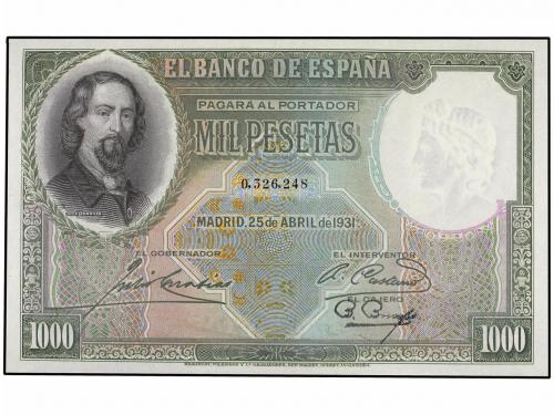 ESTADO ESPAÑOL. 1.000 Pesetas. 25 Abril 1931. Ed-C13. SC. 