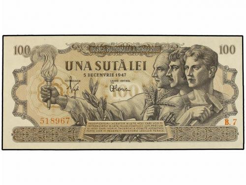 BILLETES EXTRANJEROS. Lote 2 billetes 100 Le¡. 5 Diciembre 1