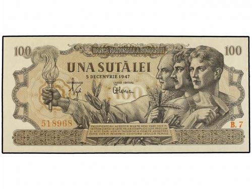 BILLETES EXTRANJEROS. Lote 2 billetes 100 Le¡. 5 Diciembre 1