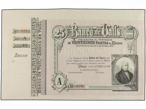 ANTIGUOS. Lote 3 billetes 25 (2) y 100 Pesetas. 1911, 1921 y