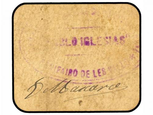 VALENCIA. 1 Peseta. COOPERATIVA OBRERA DE CONSUMO. Cartón. (