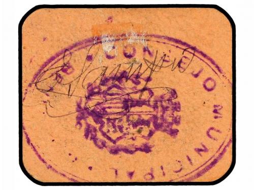 VALENCIA. 1 Peseta. C.M. de BENIATJAR (Valencia). Cartón. (A