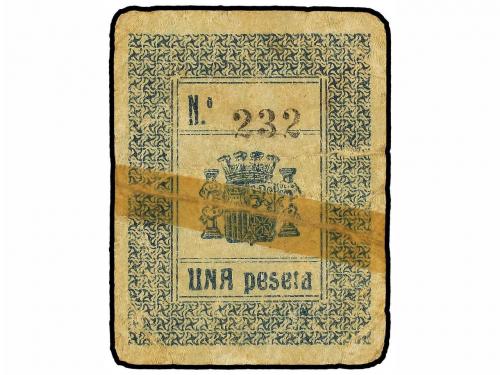 VALENCIA. 1 Peseta. C.M. de BÉLGIDA (Valencia). Cartón. MUY 