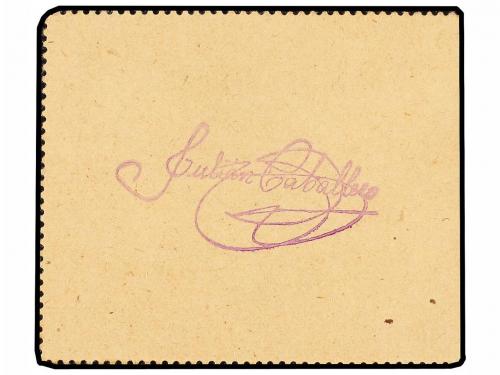 ANDALUCÍA. 5 Pesetas. FRENTE POPULAR DE VILLANUEVA D. Cartón