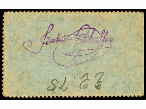 ANDALUCÍA. 25 Céntimos. FRENTE POPULAR DE VILLANUEVA D. Cart