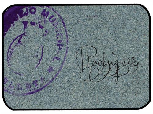 VALENCIA. 25 Céntimos. C.M. de GODELLETA (Valencia). MUY RAR